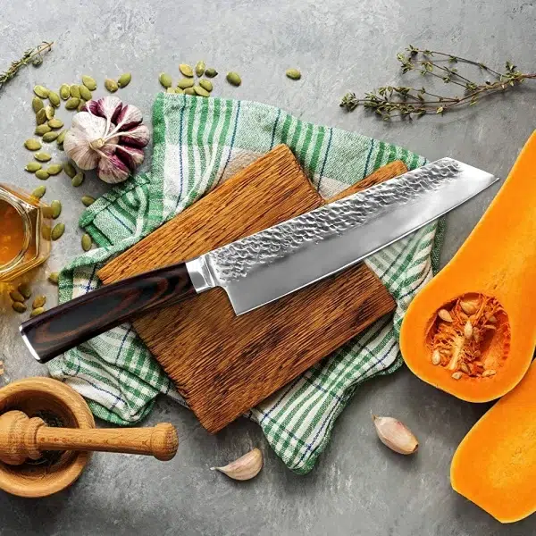 Kitchen Knife 8 inch Professional Japanese Chef Knives 7CR17 440C High Carbon Stainless Steel Meat Cleaver